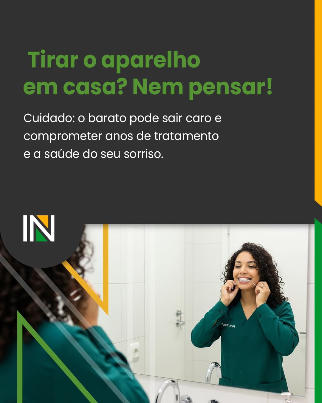Os riscos de tentar remover o aparelho ortodôntico fixo por conta própria