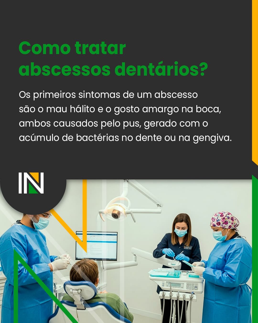 Como tratar abscessos dentários?