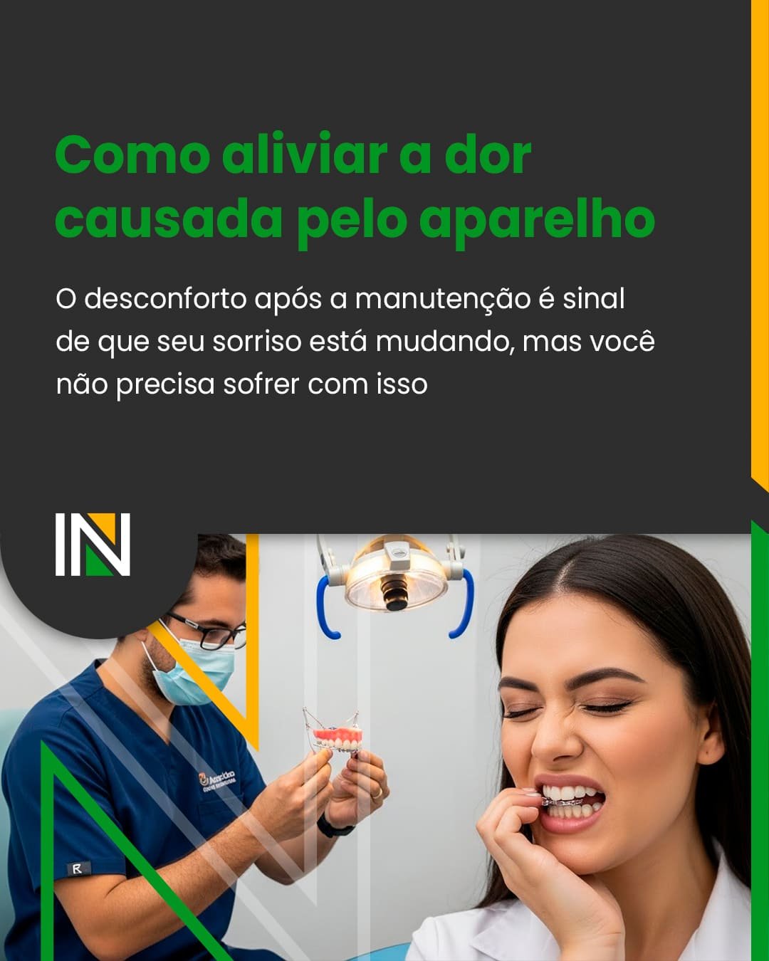 Como aliviar a dor causada pelo aparelho